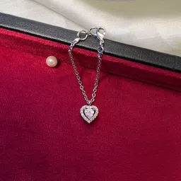 ABDESIGNS Silver-Plated Cubic Zirconia-Studded Watch Charm-image-51