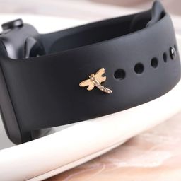 JOKER & WITCH Women Embellished Stone-Studded Dragonfly Watch Charms-image-4