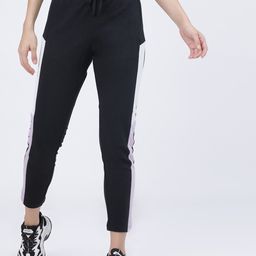 tokyo talkies Women Solid Black Track Pants-picture-2