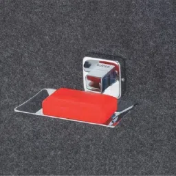 Stainless Steel Square Shape Single Soap Holder for Bathroom, Soap Stands 4 inch 2 Bar Towel Rod-image-39