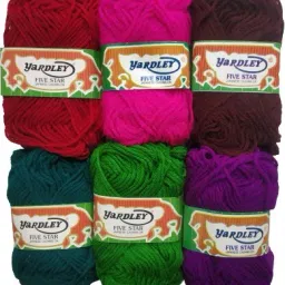 YARDLEY Hand Knitting Acrylic Woolen Yarn Art Craft Soft Fingering Crochet Wool Ball Thread-image-5