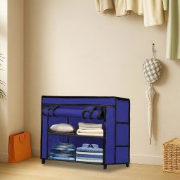 Small Cloths Wardrobe Carbon Steel Collapsible Wardrobe-image-37