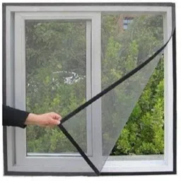 Polyester Adults Washable 5*6 Grey window Mosquito Net-image-4