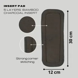 hm point Pack of 6 Liners 5 Layer bamboo charcoal Inserts Liners image 3