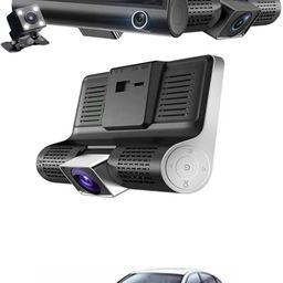 maties 170Degree/3 Lens/Wide Angle Car Camera DVR/G-Sensor Dashcam-263 Black LCD-picture-24