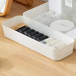 Polypropylene Small Plastic Multi-purpose Storage Tray (Set Of 3) Storage Basket-9