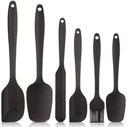 pbkn Heat Resistant Silicone Spoon Chamach Palta Oil Brush for Halwa Kadhai Kitchen Tool Set-picture-29