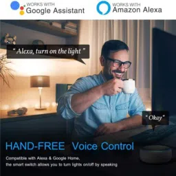 TEQOOZ 4-Switch Wi-Fi + IR Remote Smart Glass Touch Switch (Black) Smart Switch image 3