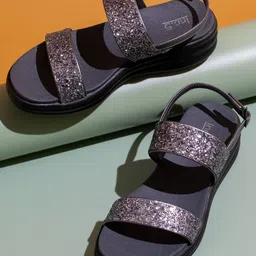 Inc 5 Embellished Open Toe Flatform Heels-1