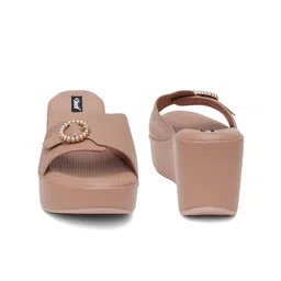 Sherrif Shoes Open Toe Flatform Heels image 4