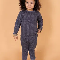BAESD Kids Striped Cotton Thermal Set-98