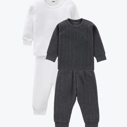 Aerowarm Infant Boys Pack Of 2 Striped Thermal Set-image-36