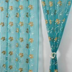 274.32 cm (9 ft) Polyester Transparent Long Door Curtain (Pack Of 2)-image-27