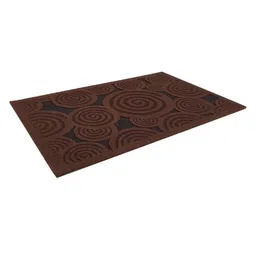 Gallery99 Brown Self-Design Abstract Laser Cut Doormat image 4