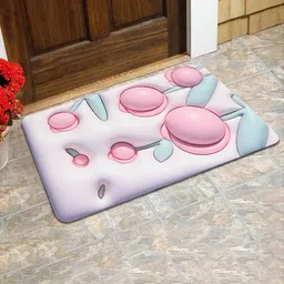 Dakshya Industries Purple Self-Designed Anti-Skid Doormats-45
