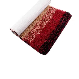 Kuber Industries Cream Coloured & Red Woven Design Doormat image 3