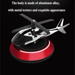 partizano Helicopter Design, Auto Rotation Fan |For Car Dashboard with Perfume Diffuser image 2
