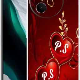 Back Cover for VIVO V30e,V2339,PS,P LOVE S,PS NAME,PS LETTER,PS ALPHABET-7