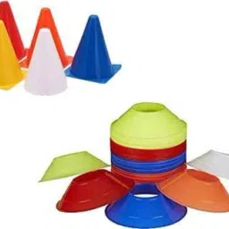 Set of 20 Disc Marker, 6 Cone 6 InchAgility Kit For Football, Cricket, Exercise Football & Fitness Kit-image-7