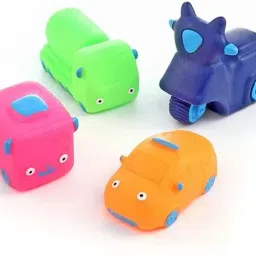 PlayNation Bath In Style Squeeze Toy Set Transport Pack Of 4- Multicolor Bath Toy-image-55