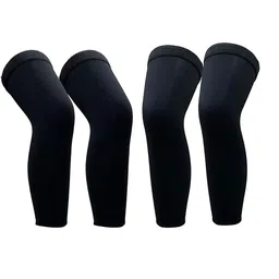 Aadikart Patterned High Knee Footless Socks-20