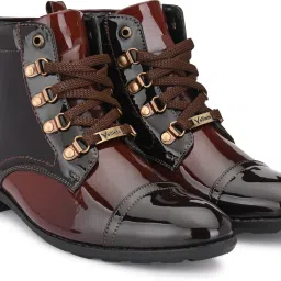 Royal Look Party Wear ll Casual ll Latest Patent Leather Boots For Men-19