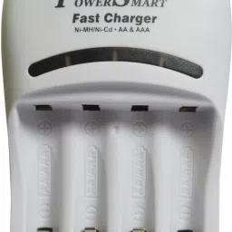 Power Smart 3250 mAH x 4AA AAA NiMH NiCD Cells 1 Hour Ready To Use 4 LED With Auto Cut Off Function PS 1007Camera Battery Charger image 2