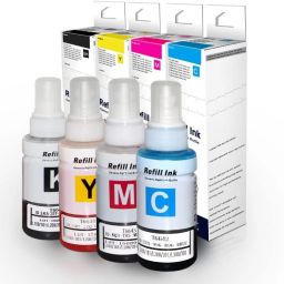 HV Cartridges 664 Refill Ink for Epson L130,L360,L380,L361,L565,L210,L220,L310,350,355 Printer Black + Tri Color Combo Pack Ink Bottle-image-22