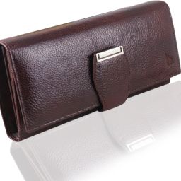 Casual Brown Clutch - Regular Size-image-42