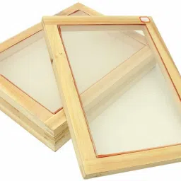 rm Screen Printing Frame With Mesh Wooden A4 Size (10x12 Inch) Premium Quality Product image 3