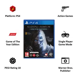 wb PS4 Game (Shadow of Mordor - Game of The Year Edition) image 5