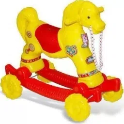 Toys 2 in 1 Baby Horse Rider | Rocker for Kids 1-2.5 Years Baby (multicolour) Rideons & Wagons Non Battery Operated Ride On-14