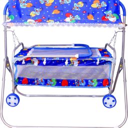 New Born Baby Cradle With Siler Coating Buggy-image-85