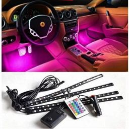 Atmosphere Lights ,12x4 Car LED Strip Light, 48 LED dc multicolor Car Fancy Lights-image-98