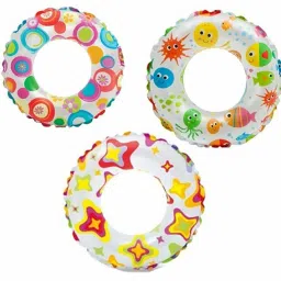 Kids Swim Ring - 3 to 6 Years (Size - 20inch) (1 Swim Ring Random Design) Swimming Kit-image-65