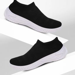 socks Knitting Black Casual Sport Shoe Casuals For Men-picture-20