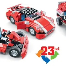 radhey preet 23 in 1 Different Form of Vehicles Model Block Set in a 1 Game 3110 image 2