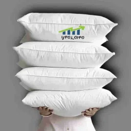 LUXURY Polyester Fibre Solid Sleeping Pillow Pack of 4-image-15