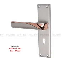 milton Stainless Steel, Zinc Alloy Polished Handlesets image 3