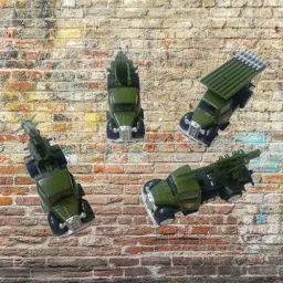 Exclusive Auto World Military Die-Cast Vehicle Set 1.55 Scale Pack of 4-image-80