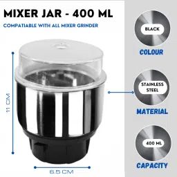 Mixer grinder Chutney Jar Compatible for Bajaj, prestige, Preethi, Sumeet ETC., Mixer Juicer Jar-picture-28