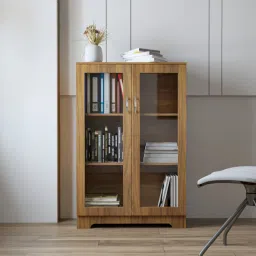Book Nook Engineered Wood Close Book Shelf-21