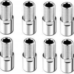 Extension Nipple Faucet For Fitting Full Brass 2inch Silver Chrome Pack Of 8 Faucet Nozzle-10
