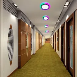 d'mak 16 Watt Round Surface Dual Multi Color PGB Ceiling Light Ceiling Lamp image 5