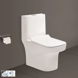 6D Siphonic Flushing One Piece Water Closet Bathroom Ewc S Trap 9 Inch Specto Western Commode-picture-22