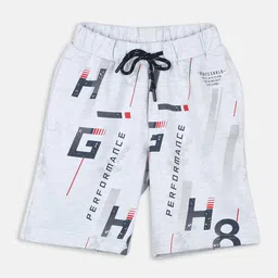 Monte Carlo Boys Typography Printed Mid-Rise Shorts-image-98