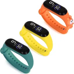 HYPERLEX 3 COMBO Stylish Digital LED Bracelet Band Wrist Watch for Kids, Boys & Men-image-75