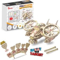 heartily Stealth Copter STEM Educational DIY Fun Toys, Learn Science Engineering Project image 5