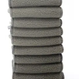 4 LAYER BAMBOO CHARCOAL CLOTH DIAPER INSERTS, LINERS, REUSABLE WASHABLE PADS (PACK OF 10)-16