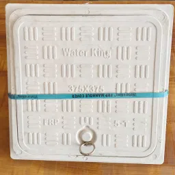 FRP Manhole Cover 15x15 Inch | 5 Tons Capacity Chamber Cover Durable Sump Cover Flush Tank Lid-picture-22